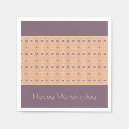 Beige sierlijke patroon servet