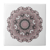 Beige sierplant tegeltje (Voorkant)