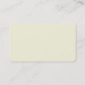 Beige Simple Plain Professional Modern Minimailst Visitekaartje (Achterkant)