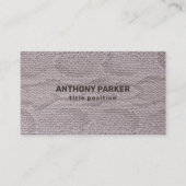 Beige Snakeskin-Visitekaartje Visitekaartje (Voorkant)