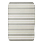 Beige snoepjes strepen badmat (Voorkant Verticaal)