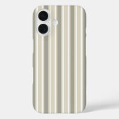 Beige snoepjes strepen Case-Mate iPhone case (Achterkant)