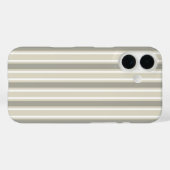 Beige snoepjes strepen Case-Mate iPhone case (Achterkant (horizontaal))