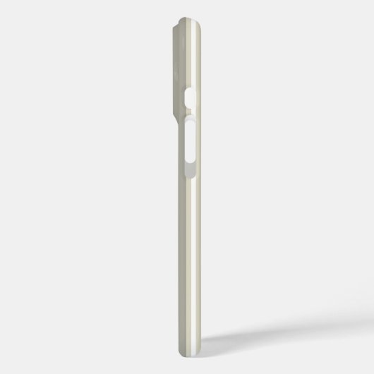 Beige snoepjes strepen Case-Mate iPhone case (Achterkant / Links)