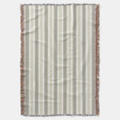 Beige snoepjes strepen deken (Voorkant Verticaal)