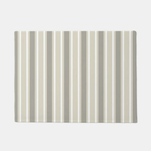 Beige snoepjes strepen deurmat