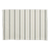 Beige snoepjes strepen kussensloop (Voorkant)