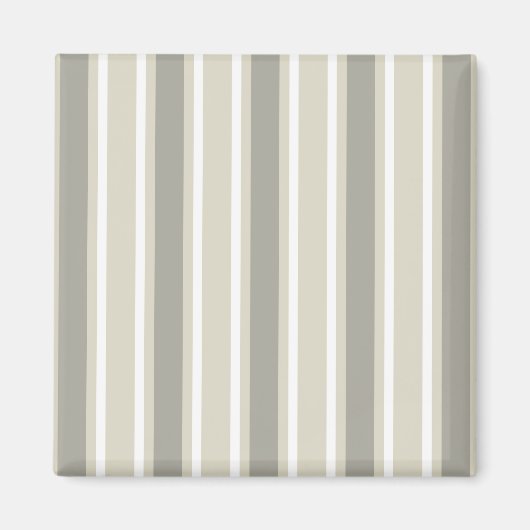 Beige snoepjes strepen magneet (Voorkant)