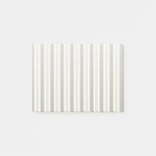 Beige snoepjes strepen post-it® notes (Voorkant)