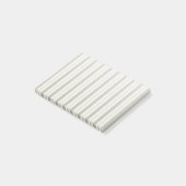 Beige snoepjes strepen post-it® notes (Schuin)