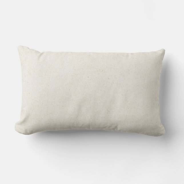 Beige Solid Pillow Kussen (Voorkant)