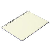 Beige Spiraal Notebook Notitieboek (Linkerzijde)