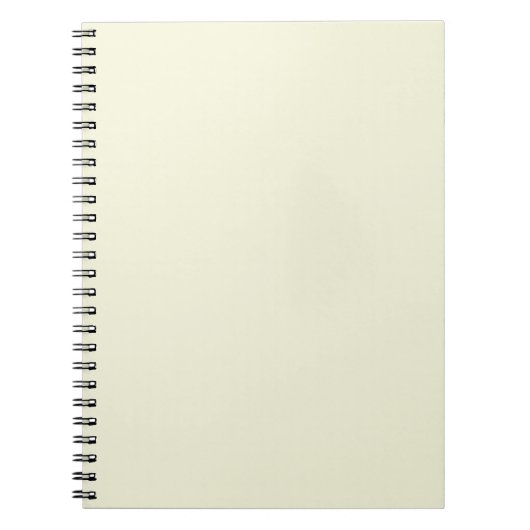 Beige Spiraal Notebook Notitieboek (Voorkant)