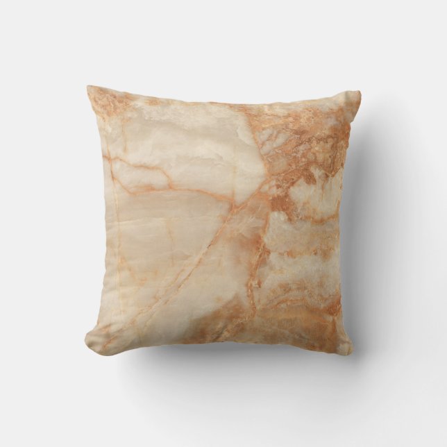 Beige steen textuur kussen (Voorkant)