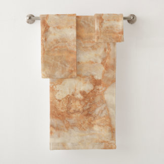 Beige steenstructuur bad handdoek