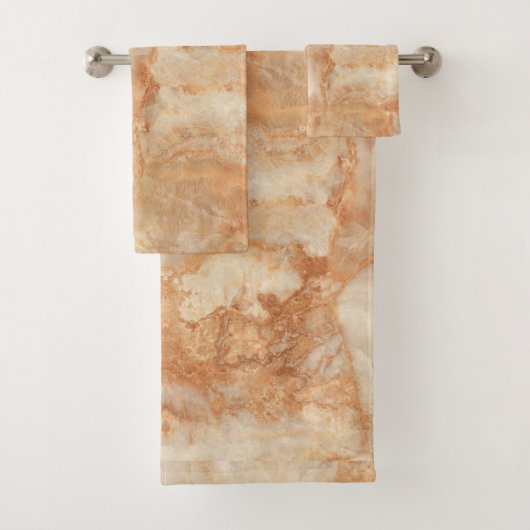 Beige steenstructuur bad handdoek (Insitu)