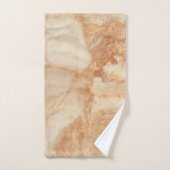 Beige steenstructuur bad handdoek (Handdoek)