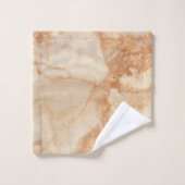 Beige steenstructuur bad handdoek (Wasdoekje)