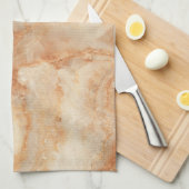 Beige steentextuur theedoek (Quarter Fold)