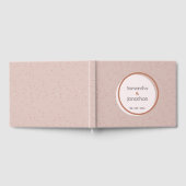 Beige Stippen en cirkels Gastenboek (Volledig)