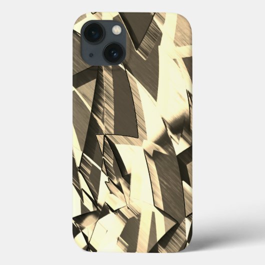 Beige streelt over bruin afbeelding met drizzel Case-Mate iPhone case (Achterkant)