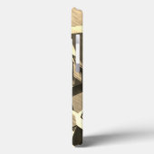 Beige streelt over bruin afbeelding met drizzel Case-Mate iPhone case (Achterkant / Links)