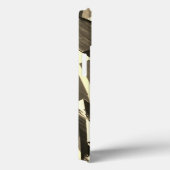 Beige streelt over bruin afbeelding met drizzel Case-Mate iPhone case (Achterkant / Rechts)