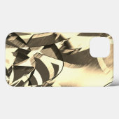 Beige streelt over bruin afbeelding met drizzel Case-Mate iPhone case (Achterkant (horizontaal))