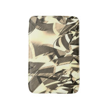 Beige strekt op een bruin, drizzled afbeelding