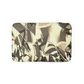 Beige strekt op een bruin, drizzled afbeelding badmat (Voorkant)