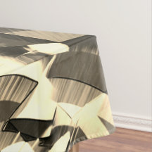 Beige strekt op een bruin, drizzled afbeelding