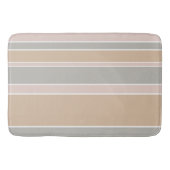 Beige strepen badmat (Voorkant)