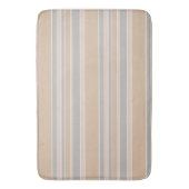 Beige strepen badmat (Voorkant Verticaal)