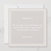 Beige strepen bedankt (Achterkant)