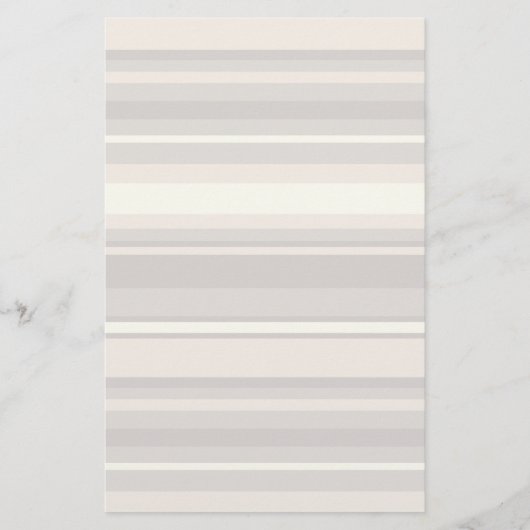 Beige strepen briefpapier (Voorkant)