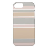 Beige strepen Case-Mate iPhone case (Achterkant)