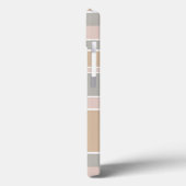 Beige strepen Case-Mate iPhone hoesje (Achterkant / Links)