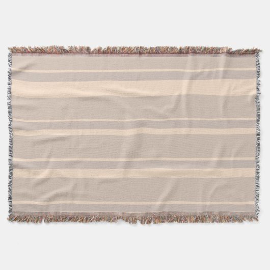 Beige strepen deken (Voorkant)