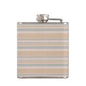 Beige strepen heupfles (Achterkant)