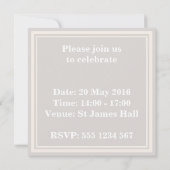 Beige strepen kaart (Achterkant)