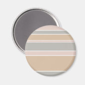 Beige strepen magneet (Voorkant / Achterkant)