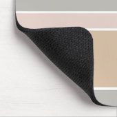Beige strepen muismat (Hoek)