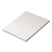 Beige strepen notitieblok (Linkerzijde)