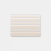 Beige strepen post-it® notes (Voorkant)