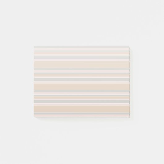 Beige strepen post-it® notes (Voorkant)
