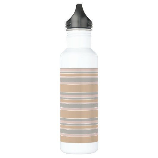 Beige strepen waterfles (Links)