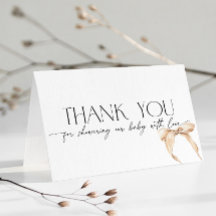 Beige Strik Baby Shower