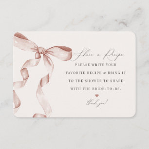 Beige strik De knoop vastbinden Een recept invoege Informatiekaartje