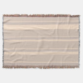Beige Stripes Deken (Voorkant)