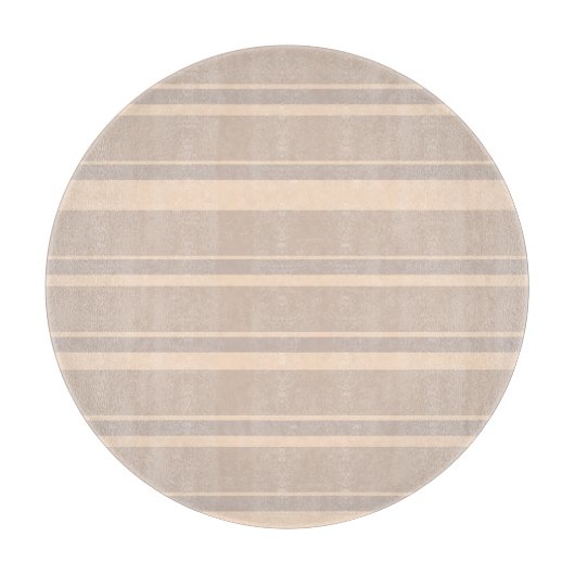 Beige Stripes Snijplank (Voorkant)